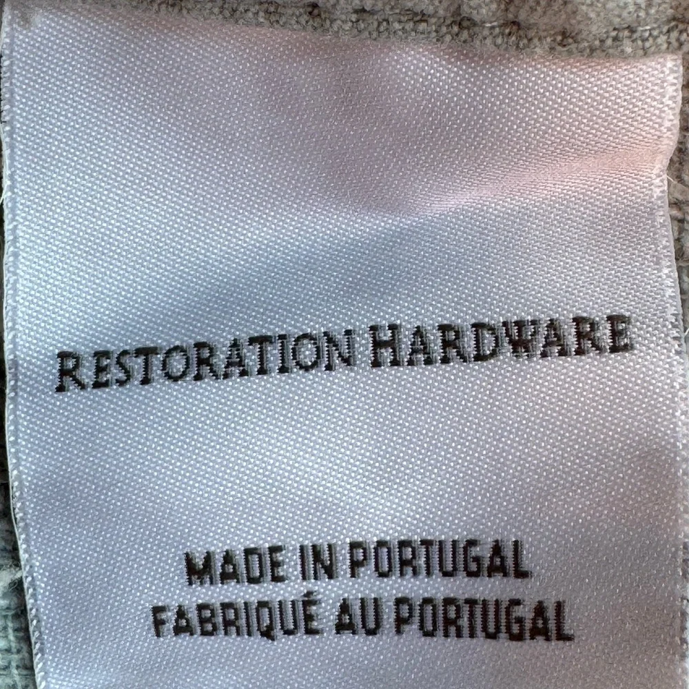 Restoration Hardware Shams Quited chambray set price firm!
